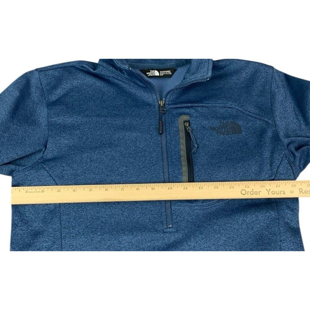 The North Face 1/4 Zip Pullover Top, Navy Blue, Mock Neck, Men’s Size Small - Picture 5 of 8